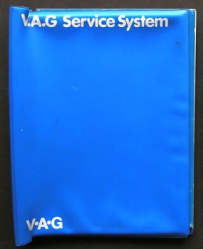 Volkswagen "V.A.G. Service System" VW-Boardmap with notepad (2687)